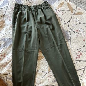 Everlane Italian Go Weave cropped trousers